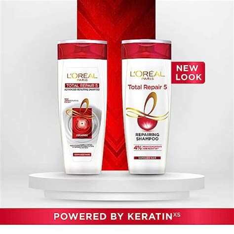 Buy L'OREAL PARIS TOTAL REPAIR 5 REPAIRING SHAMPOO 4% DAMAGED HAIR 180 ...