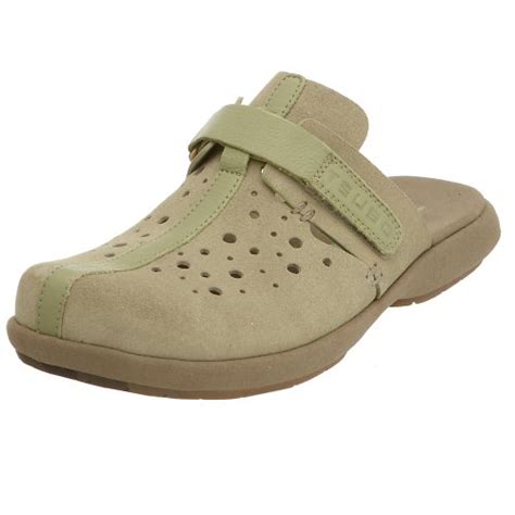 Buy Tsubo Women's Sylv Nubuck Clog, Pistachio/Fudge, 9 M at Amazon.in