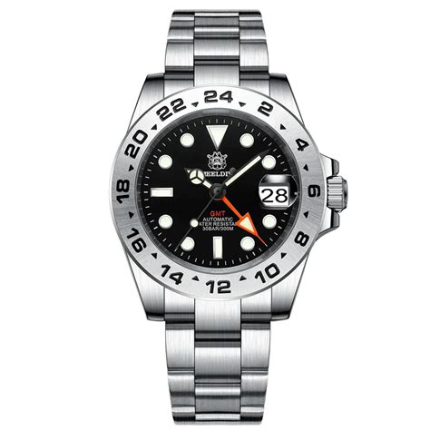 Steeldive SD1992 NH34 GMT Automatic Watch - Black Dial – DREAM WATCHES