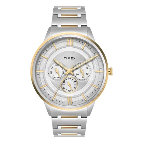 Timex Men's Premium Silver Dial Analog Watch - TWEG28001 – KRISHNA ...