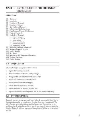 Research Methodology Unit-3 - Research and Data Collection UNIT 3 ...