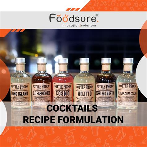 Cocktail Recipe Formulation | Foodsure