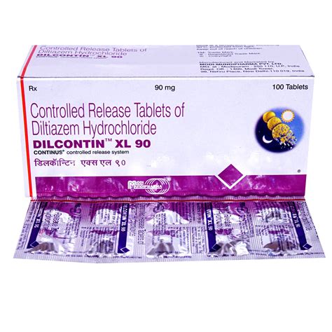 Dilcontin XL 90 Tablet 10's Price, Uses, Side Effects, Composition ...