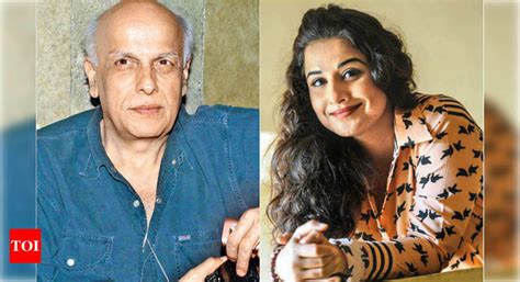 No Hamari Adhuri Kahani without Vidya: Mahesh Bhatt | Hindi Movie News ...