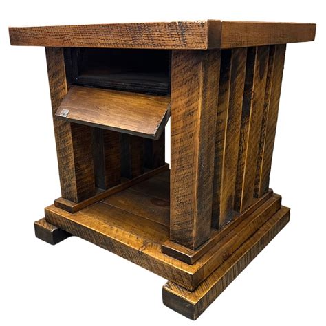Sawmill Royal Timber Rustic End Table