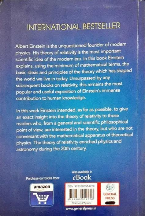 Albert Einstein Relativity The Special and The General Theory (P ...