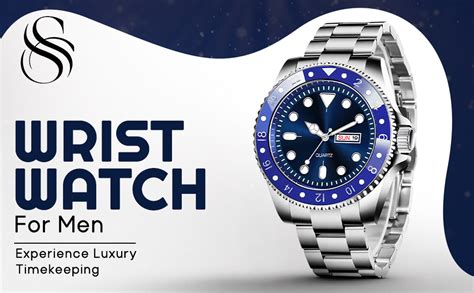 Shocknshop Analog Black Dial Stainless Steel Chain Day and Date ...