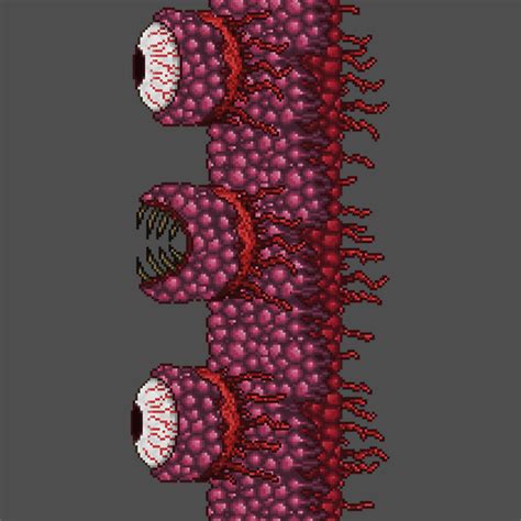 Drawing all Terraria Bosses, No. 7: Wall of Flesh : r/Terraria