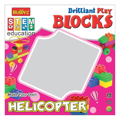 Brilliant Blocks - Helicopter | STEAM Building Blocks Toy – Buddyz