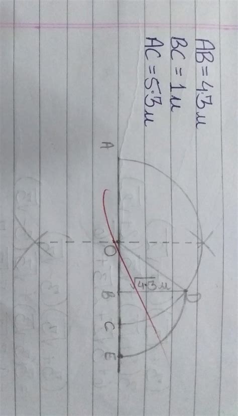 represent root 4.3 on number line - Brainly.in