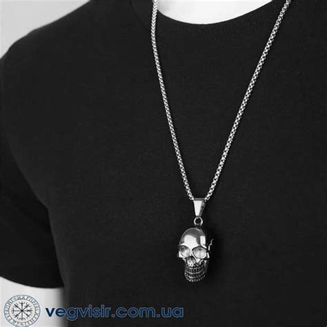 Купить Шикарный мужской кулон Skull череп подвеска в стиле панк с ...