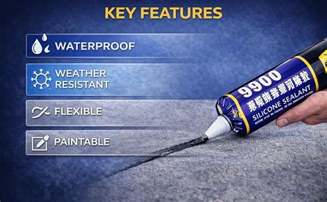 Senvox 750gm Waterproof Silicone Sealant | Fast Drying & Fast Fixing ...