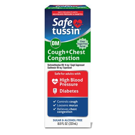 Safetussin DM Cough & Chest Congestion - Safetussin