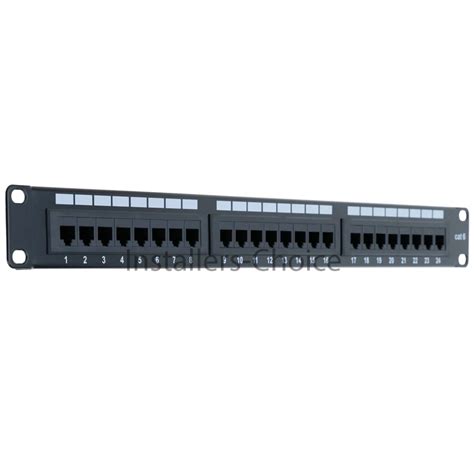 24 port Cat6 UTP Patch Panel RJ45 110 Type 1U Lan India | Ubuy