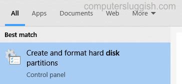How to Format Using Computer Management 的图像结果