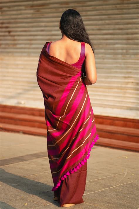 Work Wear Plain Cotton Saree | Pure Cotton Sarees Online - I Love Sarees
