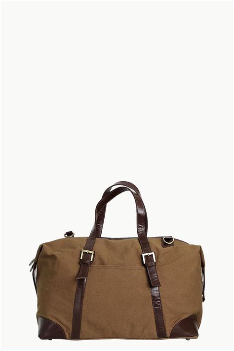 Buy Online Urban Travel Duffl Bags in Chocolate Brown Canvas – Zobello