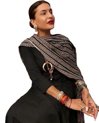 Buy GoSriKi Women's Rayon Viscose Anarkali Solid Kurta with Pant ...