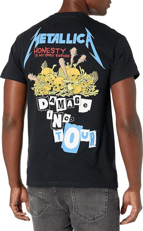 Metallica Men's Standard Damage Inc Tour T-Shirt India | Ubuy