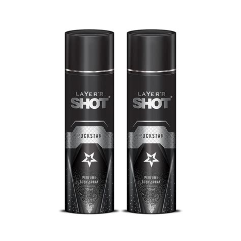 Buy LAYER'R SHOT - ROCKSTAR LONG LASTING BODY SPRAY - For Men (240ml ...
