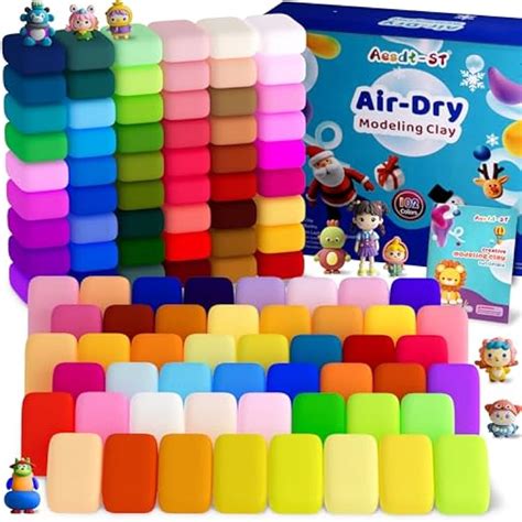 Aestd-ST Air Dry Clay 102 Colors, Modeling Clay for Kids, India | Ubuy