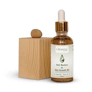 Buy Gloweza Hair Oil for Hair Growth and Fall Control, Ayurvedic, Tea ...