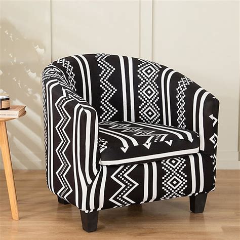 club stoel hoes met bloemenprint stretch fauteuil hoezen 1-delige club ...