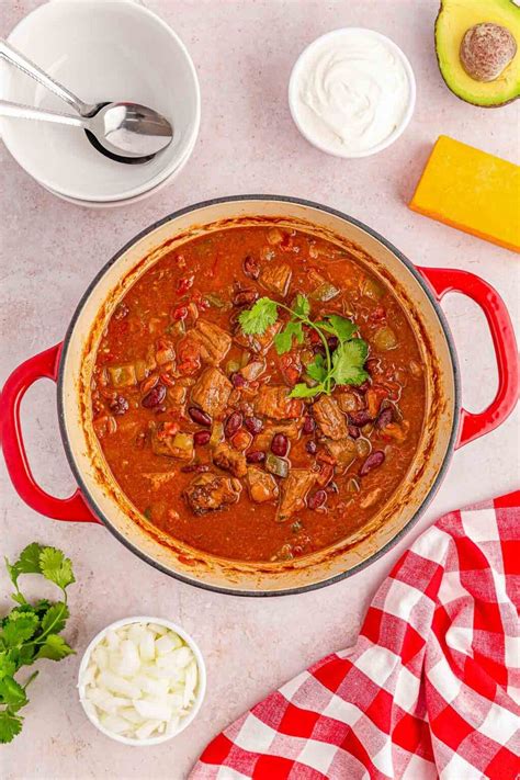 Easy Stew Meat Chili Recipe - To Simply Inspire