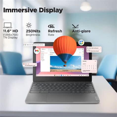 Lenovo 100e Chromebook Gen 4 MediaTek MediaTek Kompanio 528 - (4 GB/64 ...
