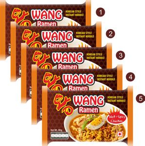 Wang Ramen Korean style hot & spicy chicken Ramen Instant Noodles Non ...