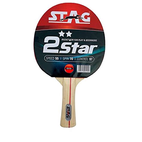 Buy STAG ICONIC 2 Star Table Tennis Playset, 2 Racquets & 3 Balls ...