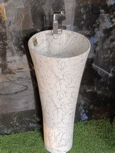 clayplus Premium Grade Ceramic's Wash basin ( marble ) Pedestal Basin ...