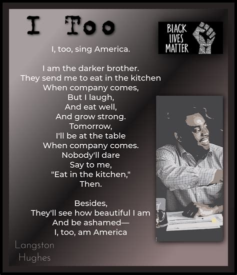 Langston Hughes I Too