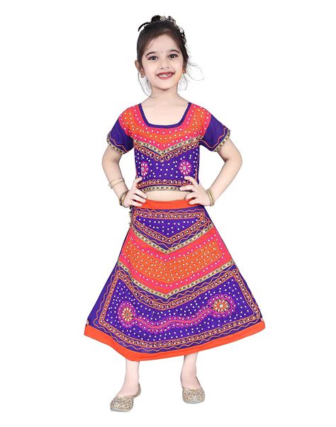 Buy AHHAAAA Cotton Radha Dress Lehenga Choli Chania Choli Set Baby ...