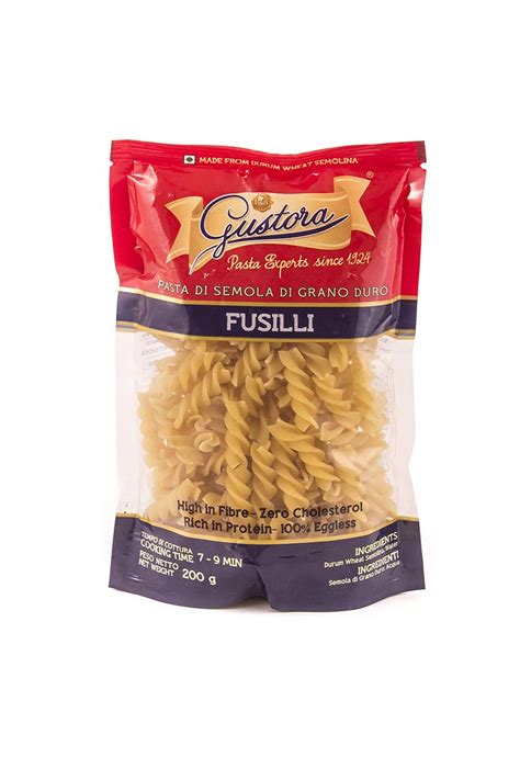 Gustora Fusilli Pasta, 200g : Amazon.in: Grocery & Gourmet Foods