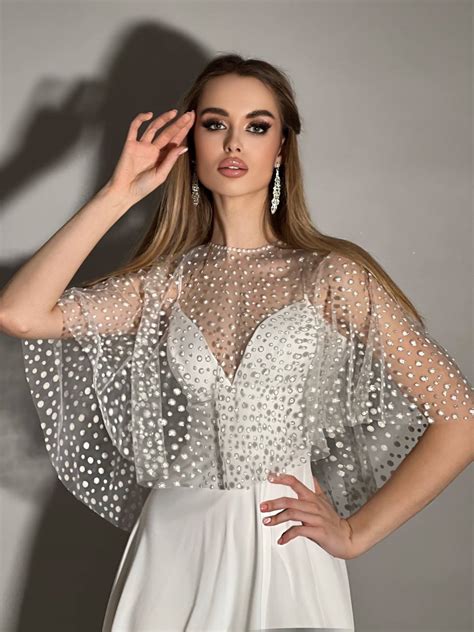 Свадебный кейп в ассортименте SO - Недорогие свадебные платья odeta-wedding