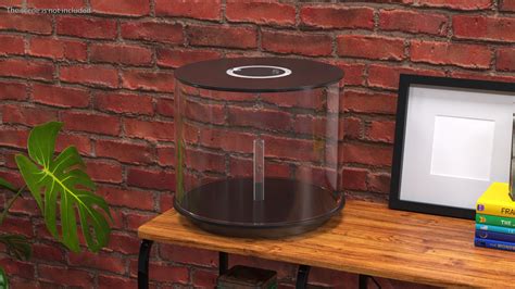 Cylinder Fish Tank Black Empty 3D Model - TurboSquid 2132229