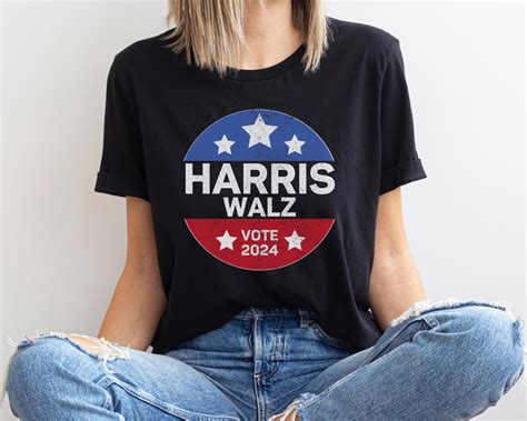 Buy Harris Walz Shirt, Kamala Harris Tim Walz President 2024 Election ...