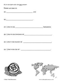 Map Skills Test 的图像结果