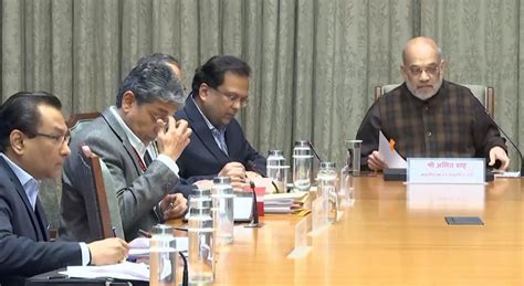 Amit Shah reviews JK security situation with top officials