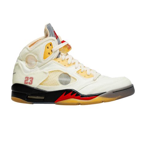 Off-White X Jordan 5 SP 'Sail' – Insolecrew