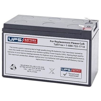 UPS Battery Center MHB MS7-12B F1 12V 7.2Ah Sealed Lead Acid ...