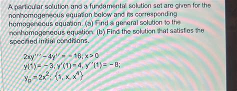 Image result for Particular Solution Examples