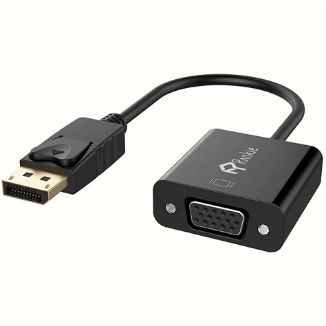 Buy DP to VGA, Rankie Gold Plated DisplayPort DP to VGA Male to Female ...