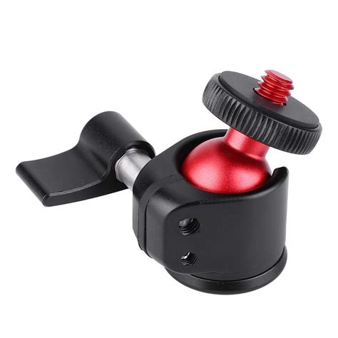 Buy Mini Ball Head, Metal 360 Degree Swivel Mini Tripod Ball Head 1/4 ...