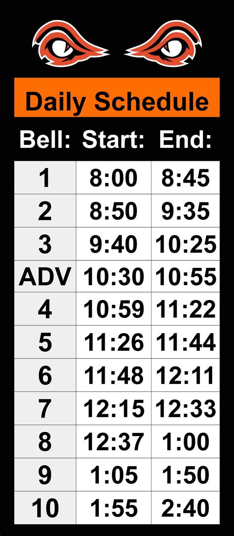 Anderson High School - About - Bell Schedule | Forest Hills Schools