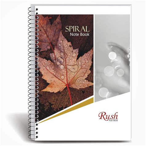Rush Rough A4 Spiral Notebook 400 Pages | Single Line Ruled | 400 Pages ...