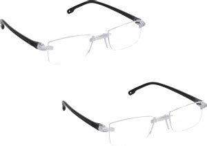Criba Rimless (+1.25) Rectangle Reading Glasses Price in India - Buy ...