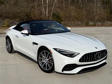 Used 2023 Mercedes-Benz SL 43 AMG ROADSTER w/ DRIVER ASSISTANCE PKG + MANUFAKTUR COLOR For Sale ...