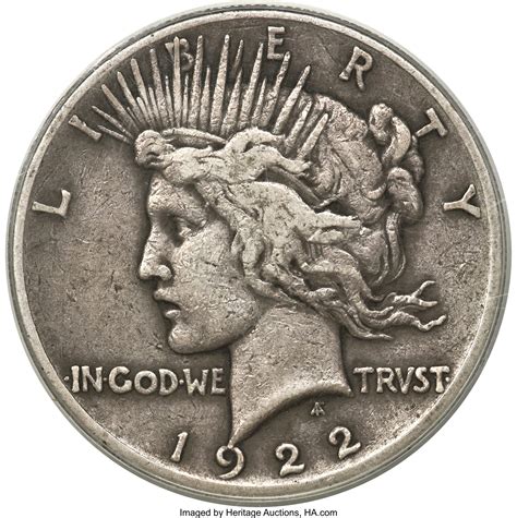 1922 $1 Matte PR25 PCGS. Judd-2019.... Proof Peace Dollars | Lot #3983 ...